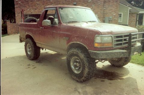 1st time offroad - 1995 Ford Bronco