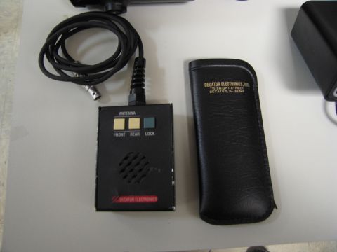 1991 Ford LTD Crown Victoria - Radar detector control unit and case from Decatur Electronics, Inc.