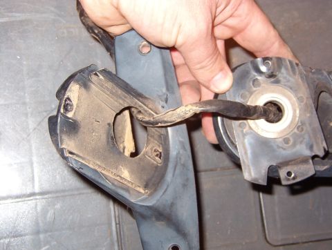 1983 Ford Bronco - Remove the head from the base, working the wiring (if equipped) through the base. The connector doesn't fit through - the wires must either…