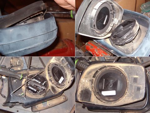 1983 Ford Bronco - When enough tabs are released, the mirror plate will start to come away from the tilt ring. It may be necessary to swivel the tilt ring to…