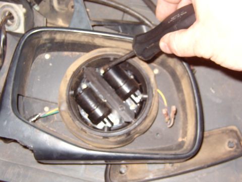 1983 Ford Bronco - Mark TOP and the side on the tilt ring assembly first - it's very difficult to figure out later. Remove the 4 T-10 screws that hold the rin…