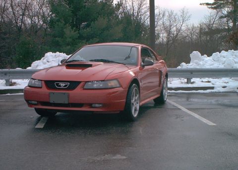 2000 Ford Crown Victoria - red 5.0