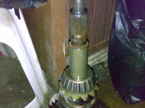 1995 Ford F-150 - This image shows a close-up of a differential pinion gear and its bearing race, not a complete vehicle.