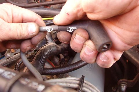 1983 Ford Bronco - The wire will move more easily when the terminal goes through the bend (where it should stop), so work very slowly.