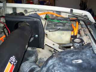 1990 Ford Bronco - Hose in the engine compartment.