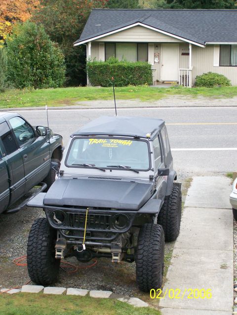 1988 Suzuki Samurai - clip install half done