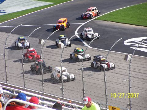 1979 Ford F-150 - Stock cars compete on a race track, captured on October 27, 2007.