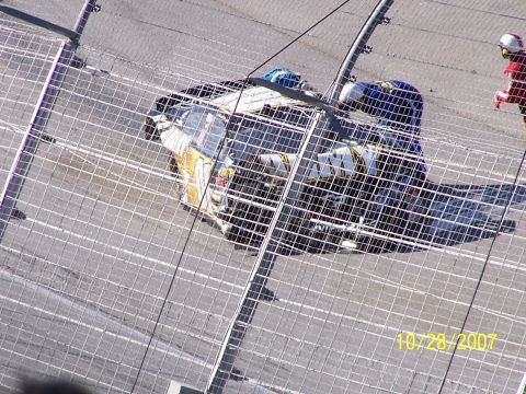 1979 Ford F-150 - A stock car with a distinctive livery is seen on a race track, with a date stamp of 10/28/2007 visible.