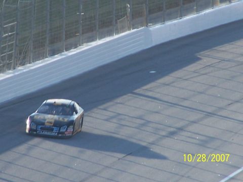 1979 Ford F-150 - Stock car with DEWALT and FUSION branding on a race track, photographed on 10/28/2007.
