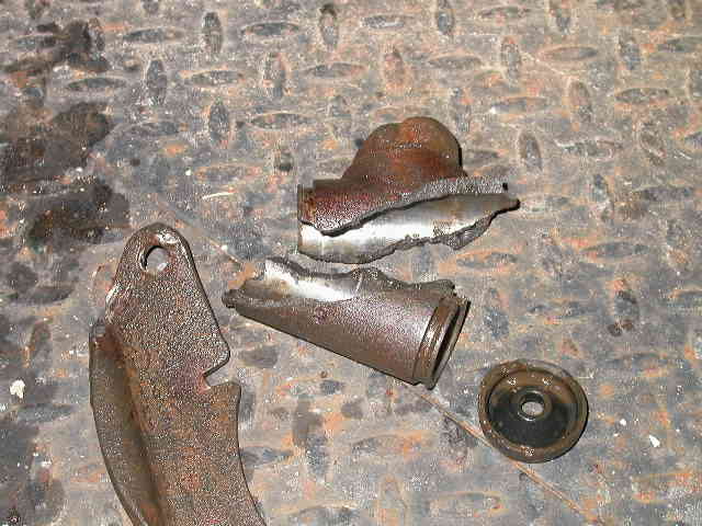 Broken wheel cylinder