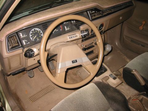 1985 Subaru Brat - Three pedals, two bands on the radio, and a steering wheel. Pods for the lights and wipers are the greatest things ever. Reminds me quite a…