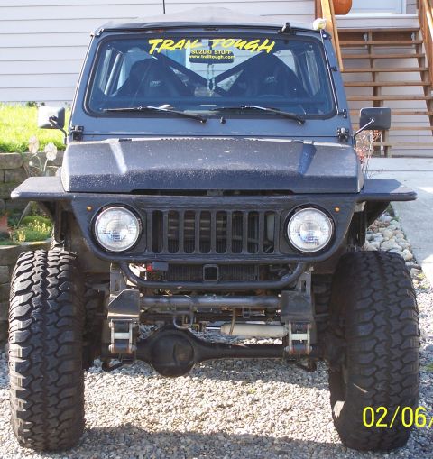 1988 Suzuki Samurai - This Suzuki Samurai has been modified with off-road tires and suspension components.