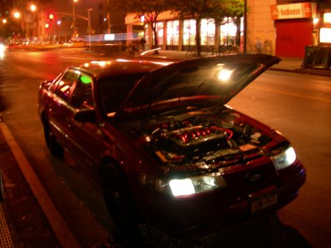 1992 Ford Taurus - SHO down! 14th between 3rd and 2nd.