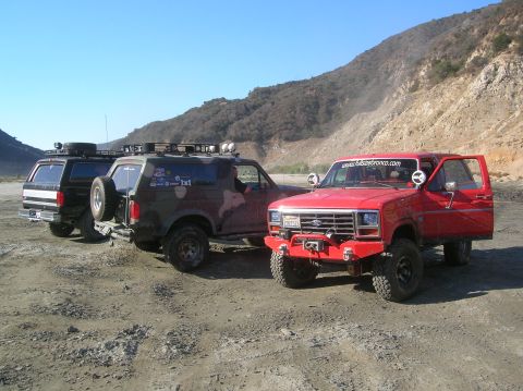 1985 Ford Bronco - three of us.
