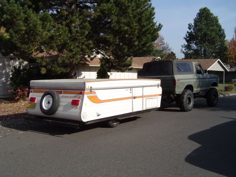 1978 Ford Bronco - And i got to haul the pop up