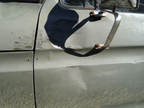 1978 Ford Bronco - My new dent....(it didnt fit)