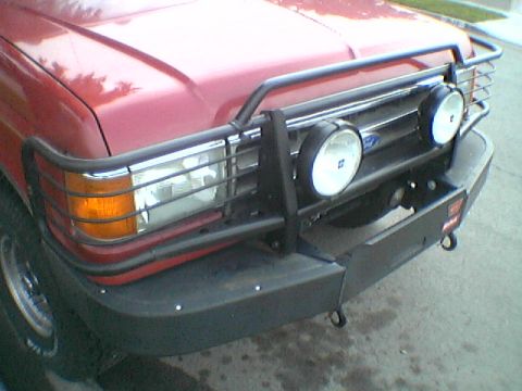 1989 Ford Bronco - Close up of the bumper