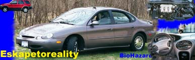 1996 Ford Taurus - A 1996 Ford Taurus is shown alongside other vehicle elements and text overlays.