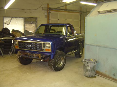 1986 Ford Bronco - Picked it up at he paint shop