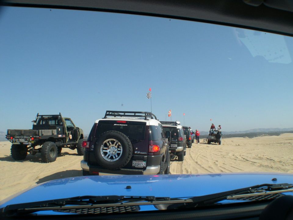 On the Poker Run.