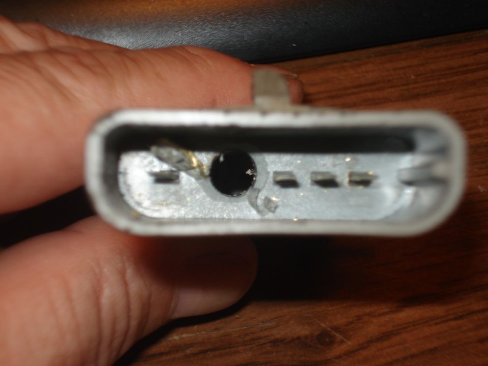 Drilled a hole for the wires