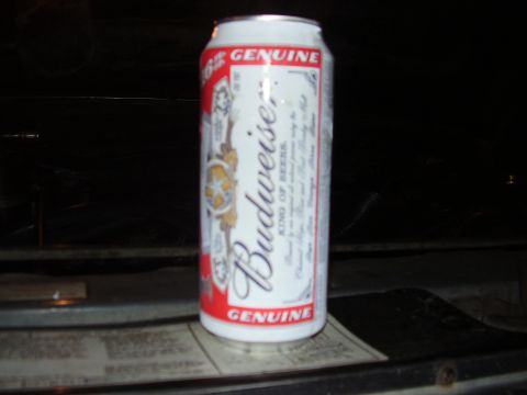 1986 Ford Bronco - A Budweiser can is pictured in this registry photo.