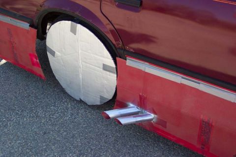 1996 Ford Taurus - 23 and 3/4 in rims and side exhaust