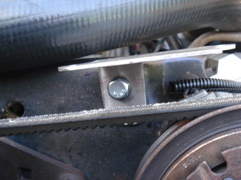 1986 Ford Bronco - I have some concerns about this location because in case my A/C belt goes the module is very close, so I made the bracket strong enough to…