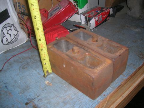 1985 Ford Bronco - 3 inch angled blocks