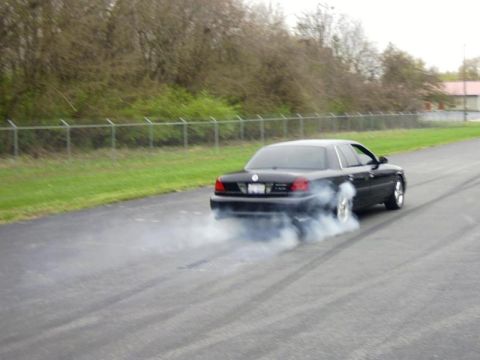 1997 Ford Crown Victoria - Marauder Burn out