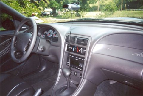 2002 Ford Mustang - interior, passenger-side shot.