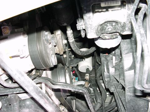 2002 Ford Mustang - ASP underdrive pulleys installed.