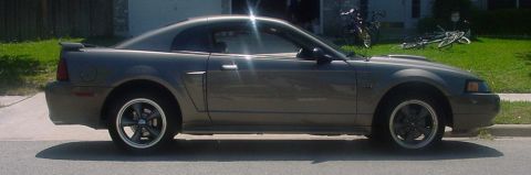 2002 Ford Mustang - Pre-Eibach ProKit spring install.