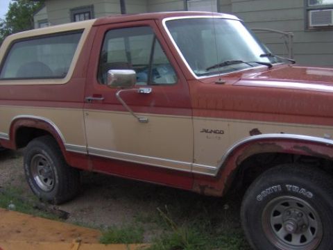 1986 Ford Bronco - passenger side