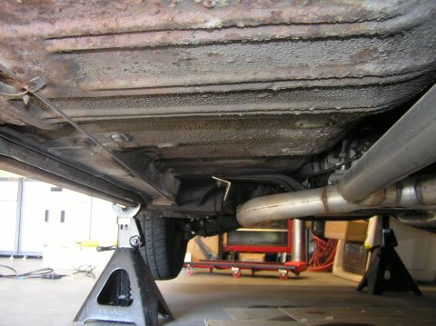 1967 Ford Galaxie - Driver's side underbody.