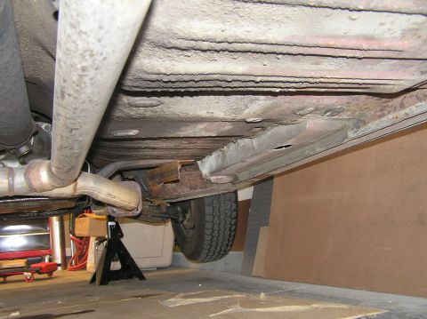 1967 Ford Galaxie - Passenger side underbody.