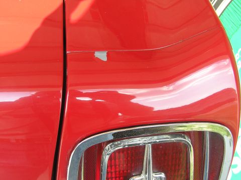 1967 Ford Galaxie - Paint chip on rear passenger side.