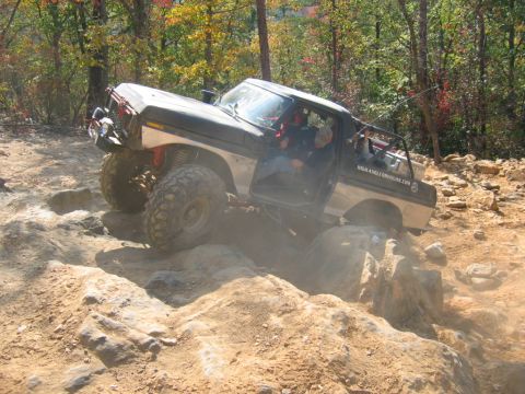 1992 Ford Mustang - Modified pickup truck tackles a challenging off-road course.