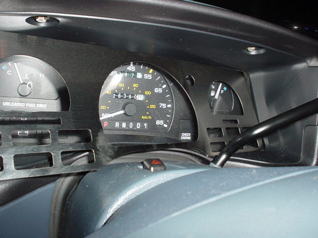 Faceplate before the install