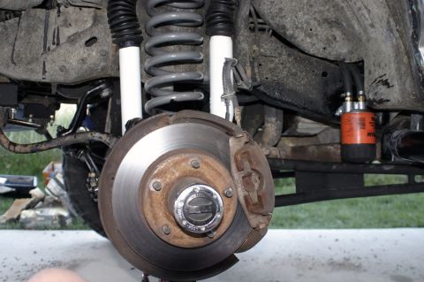 1994 Ford Bronco - The stock location sucks It has been three years of wheel'in zero damage to the oil filter!