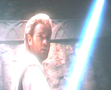 1994 Ford Crown Victoria - A man with a lightsaber is shown in a scene.