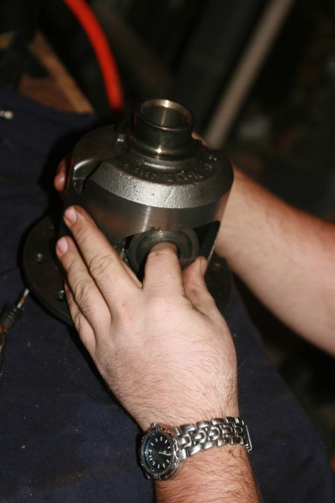 1990 Ford Bronco - Once the cross pin is removed you can rotate the spider gears around to remove them and their washers.