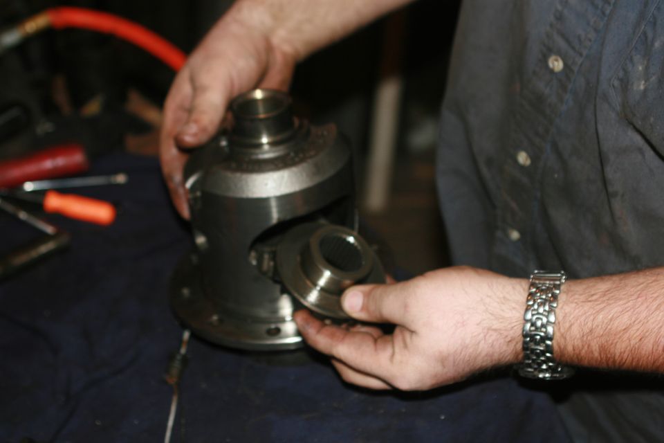 Go ahead and remove that side gear.