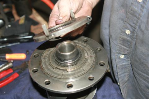 1990 Ford Bronco - Once the snap ring is removed the magnet assembly will lift right off.