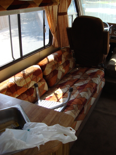 1983 Ford Bronco - I decided to relocate the sofa and 2 swivel chairs and table. the sofa will goto the pass side two chairs will go and so will the fold up t…