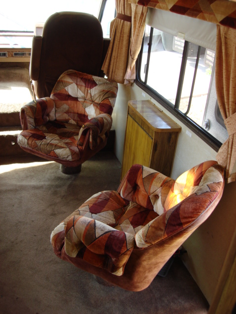 1983 Ford Bronco - here is a shot from the back of the chairs and table. all will be removed