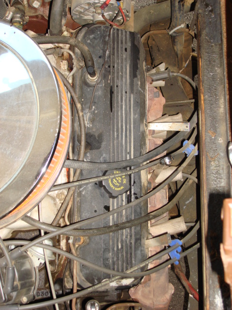 1983 Ford Bronco - here is the pass side of the motor