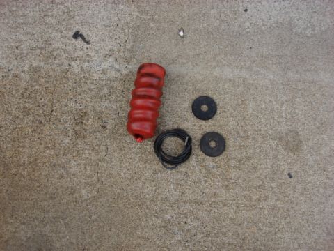 1983 Ford Bronco - ok-1st drill out the bottom of theag with a 1 1/2" hole saw without the centering bit. then push the old airbag as high as you could go and…