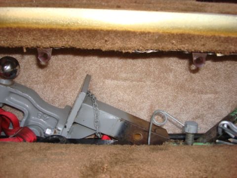 1983 Ford Bronco - here are the new top latches. this door now stays closed. nice to not have to kick the door shut then step out.