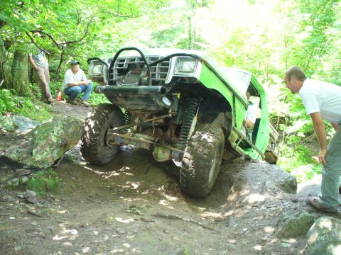 1978 Ford Bronco - me on ledge